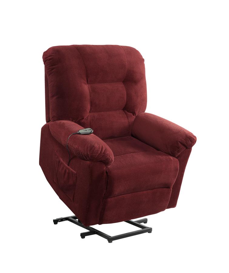 The brick best sale chenille recliner